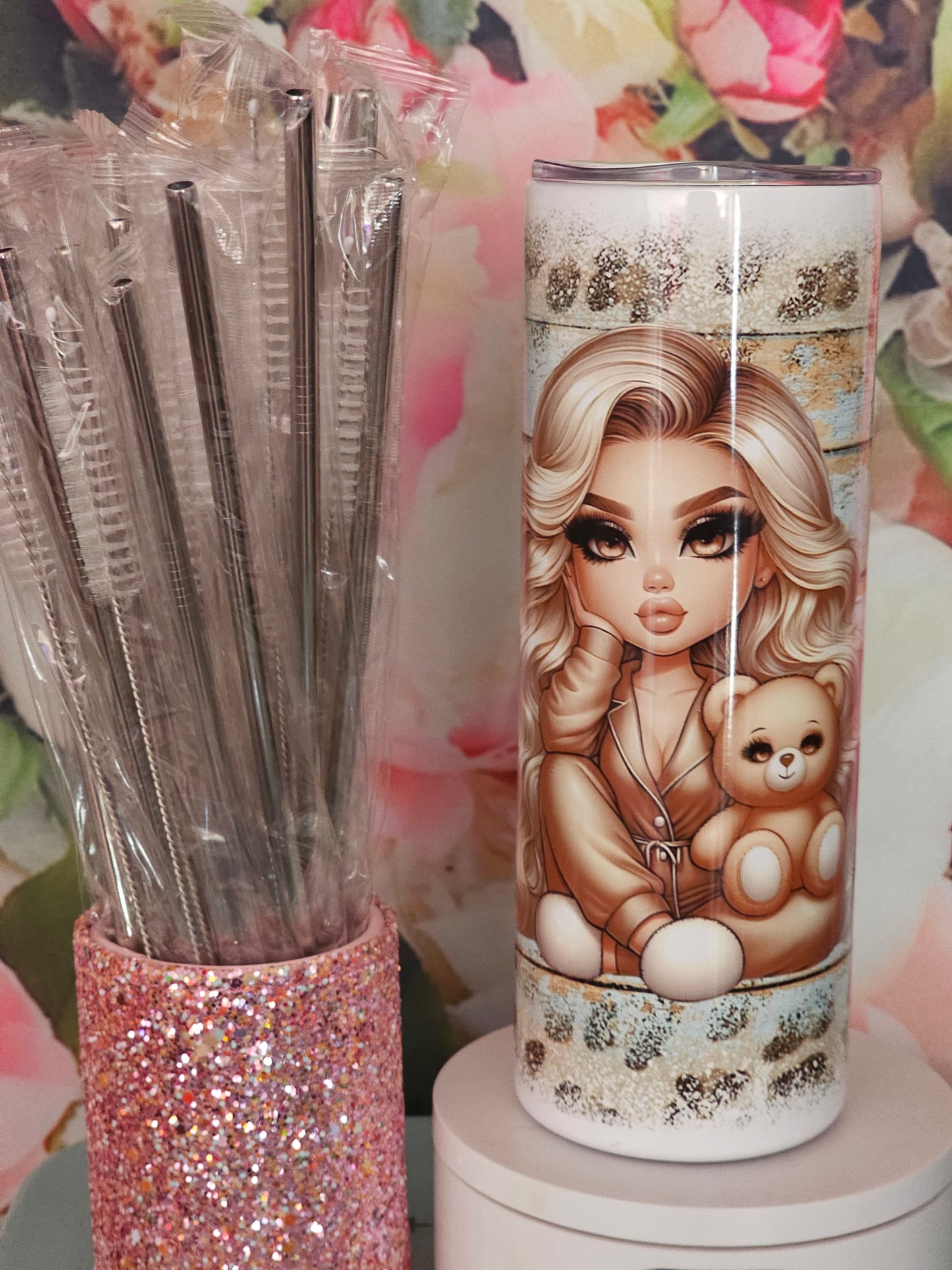 Glam Chibi Art Tumbler Design 1-5
