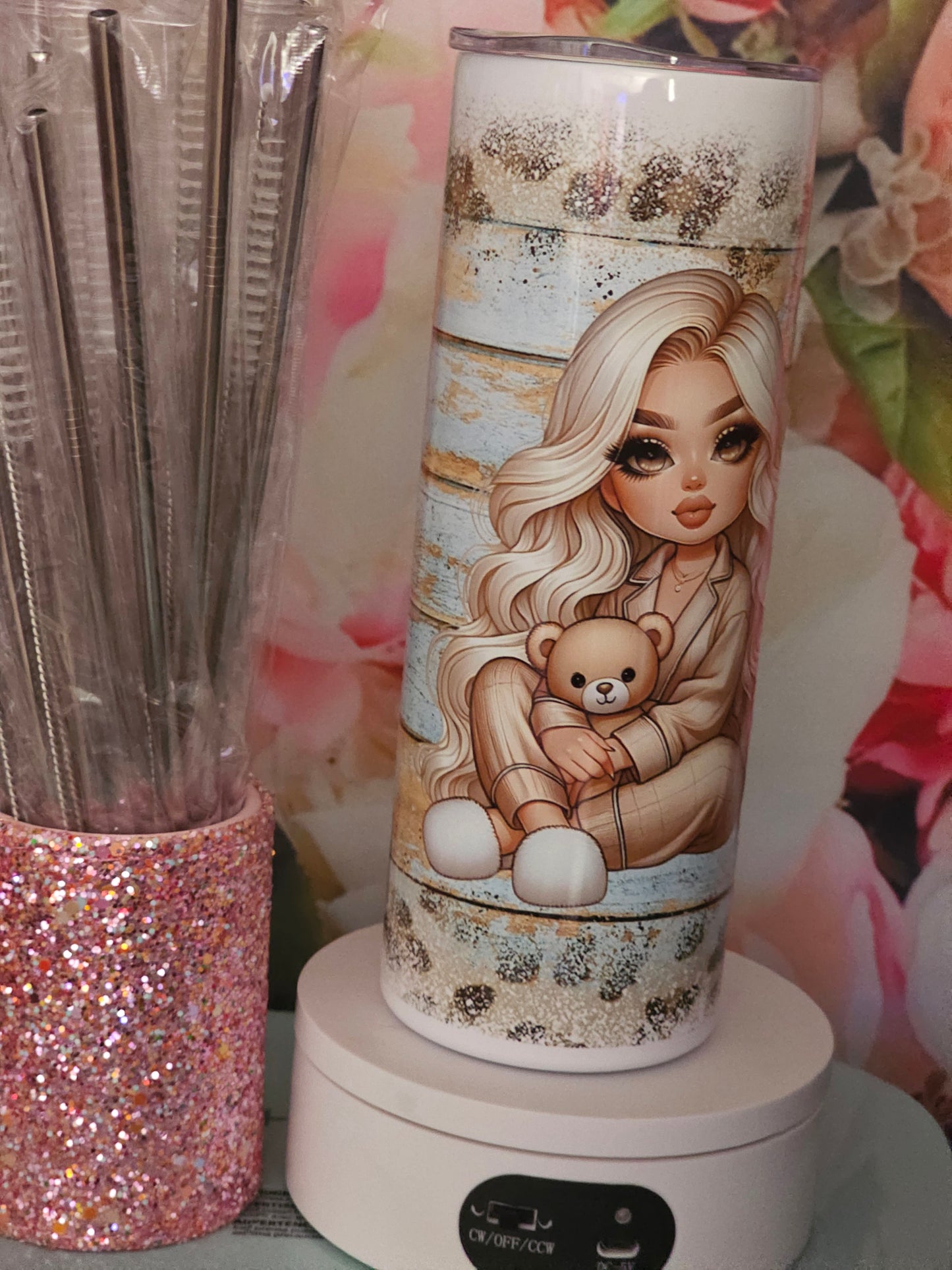 Glam Chibi Art Tumbler Design 1-5