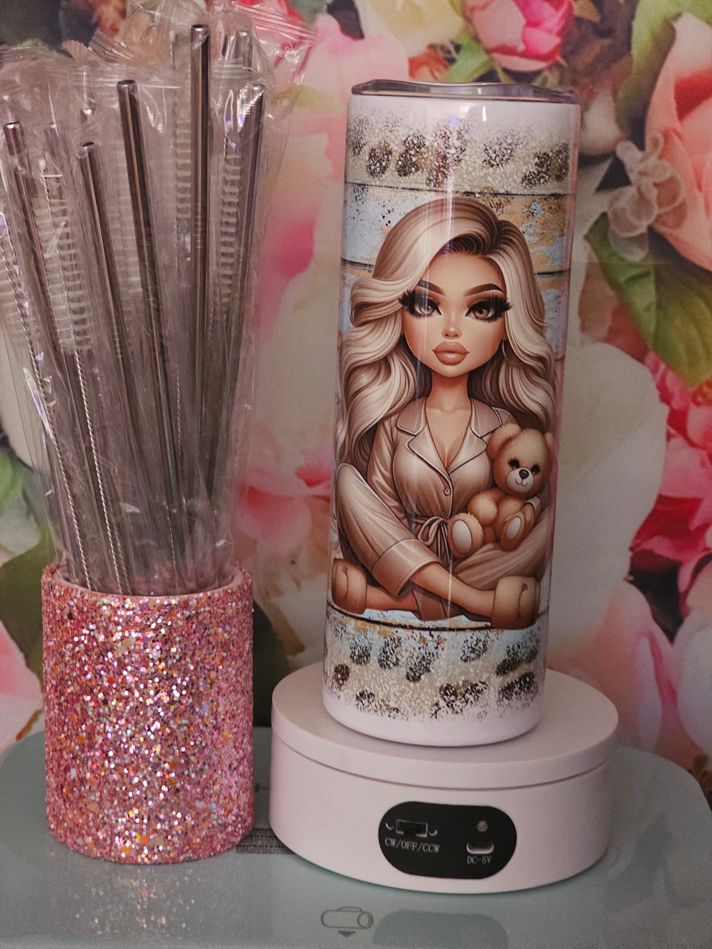 Glam Chibi Art Tumbler Design 1-5
