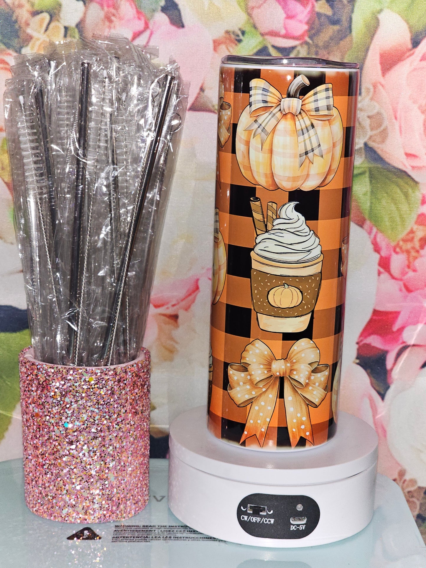 Pumpkin Spices Fall Tumbler