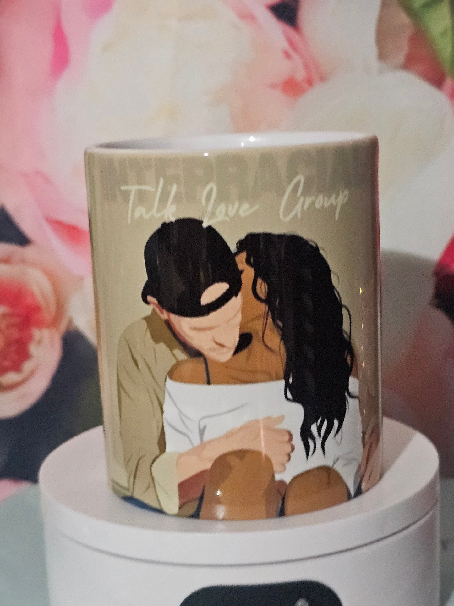 Interracial Talk Love Group 11oz Mug